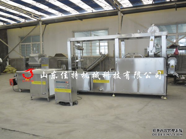 定制型炸面条/莜面专用油炸流水线